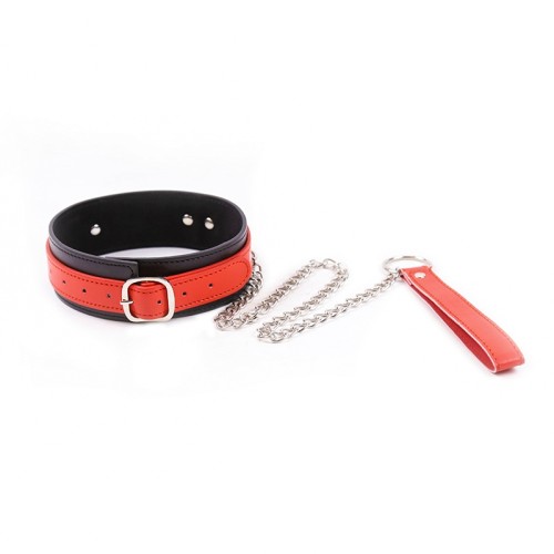 halsband met room rood sm