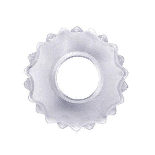 Lovetoy PowerPlus flexibele cockring prikkelvorm transparant