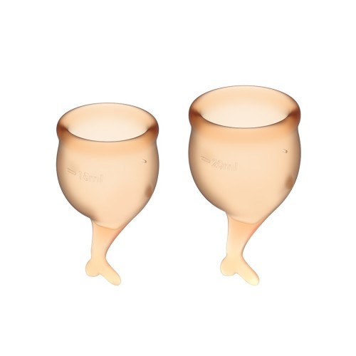Satisfyer Feel Secure menstrual cup - oranje