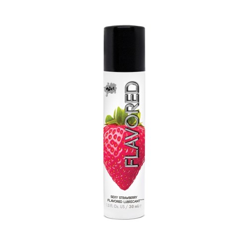 Glijmiddel flavored  strawberry waterbasis  sex
