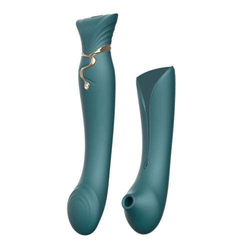 Zalo Queen PulseWave vibrator - groen
