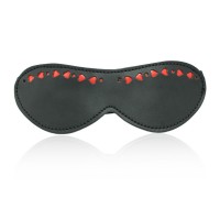 bondage blinddoek met hartjes zwart
