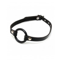 Bondage Play leren mondknevel met O-ring