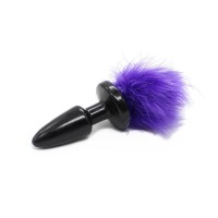 butt plug met paarse veren