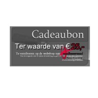 Cadeaubon Nooitmeersaai 25,00 euro