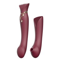 Zalo Queen PulseWave vibrator - rood