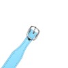blauwe bondage halsband met ring