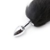 buttplug met lange zwarte staart