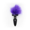 buttplug met paarse veren