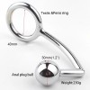 Cockring rvs met anaal plug sextoys