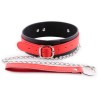 halsband met room rood
