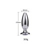 metalen butt plug 40 mm