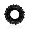 Lovetoy PowerPlus flexibele cockring ribbel zwart