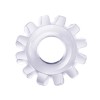 Lovetoy PowerPlus flexibele cockring tandwiel transparant