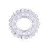 Lovetoy PowerPlus flexibele cockring ribbel transparant