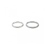 Stalen cockring set met lasnaad - 40 + 45 mm