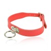 rode halsband met ring