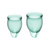 Satisfyer Feel Confident menstrual cup - groen
