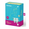 Satisfyer Feel Confident menstrual cup - groen siliconen