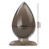 siliconen butt plug set 4 stuks zwart
